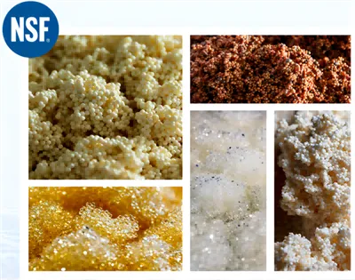 İyon değiştirme reçinelerinin temel türleri